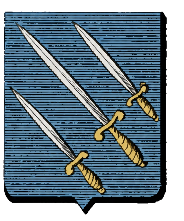 Arms of Van de Vyvere — brought in by Jacqueline
